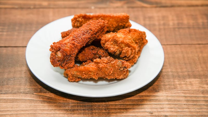 Crispy starbird bone-in chicken wings with dipping sauce