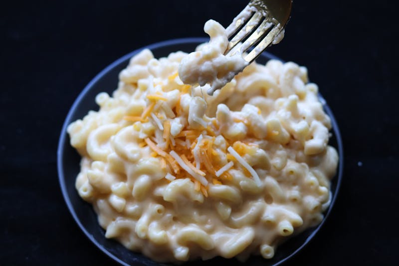Creamy starbird mac and cheese comfort side dish